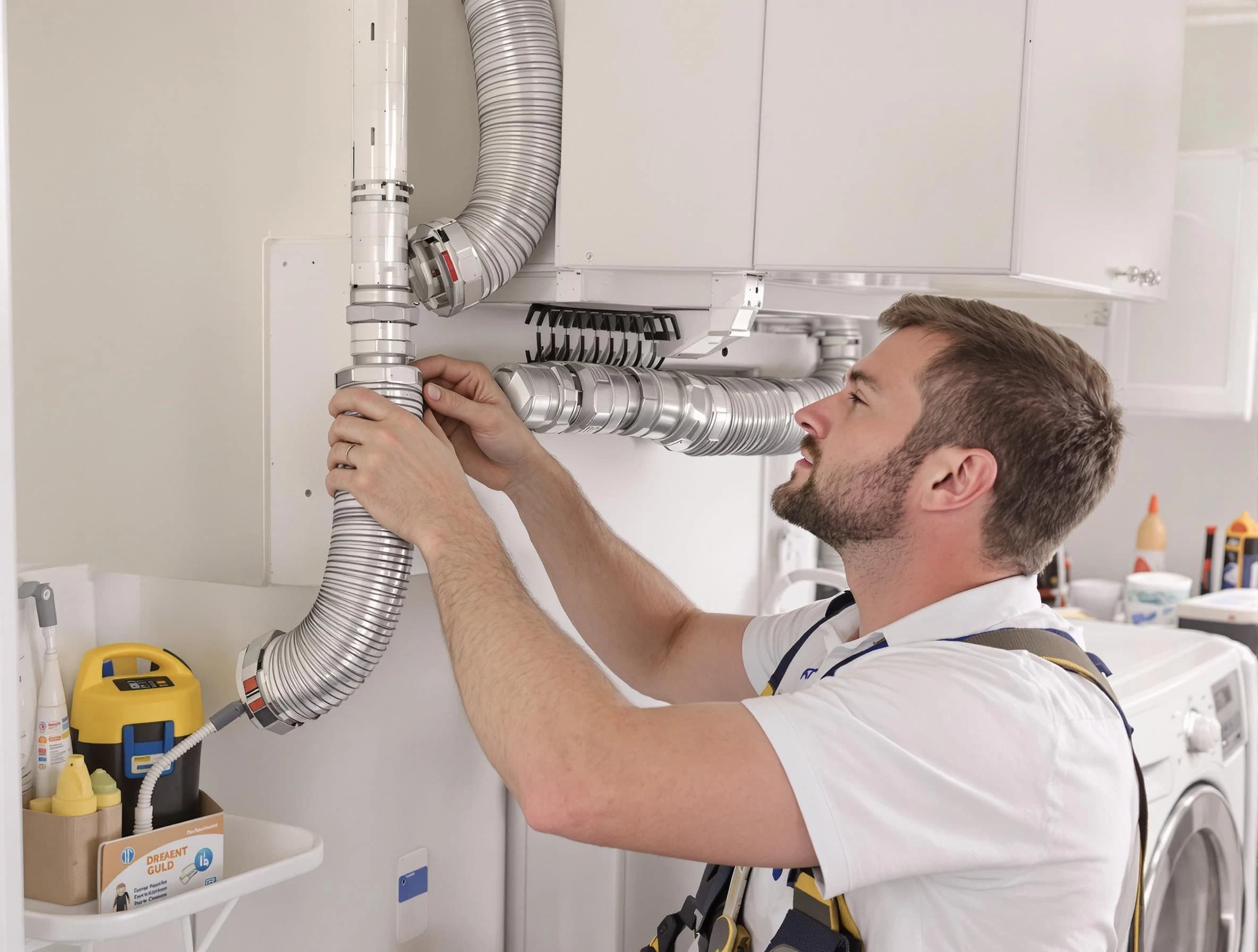 Professional dryer vent repair and installation by Ambridge Dryer Vent Cleaning in Ambridge