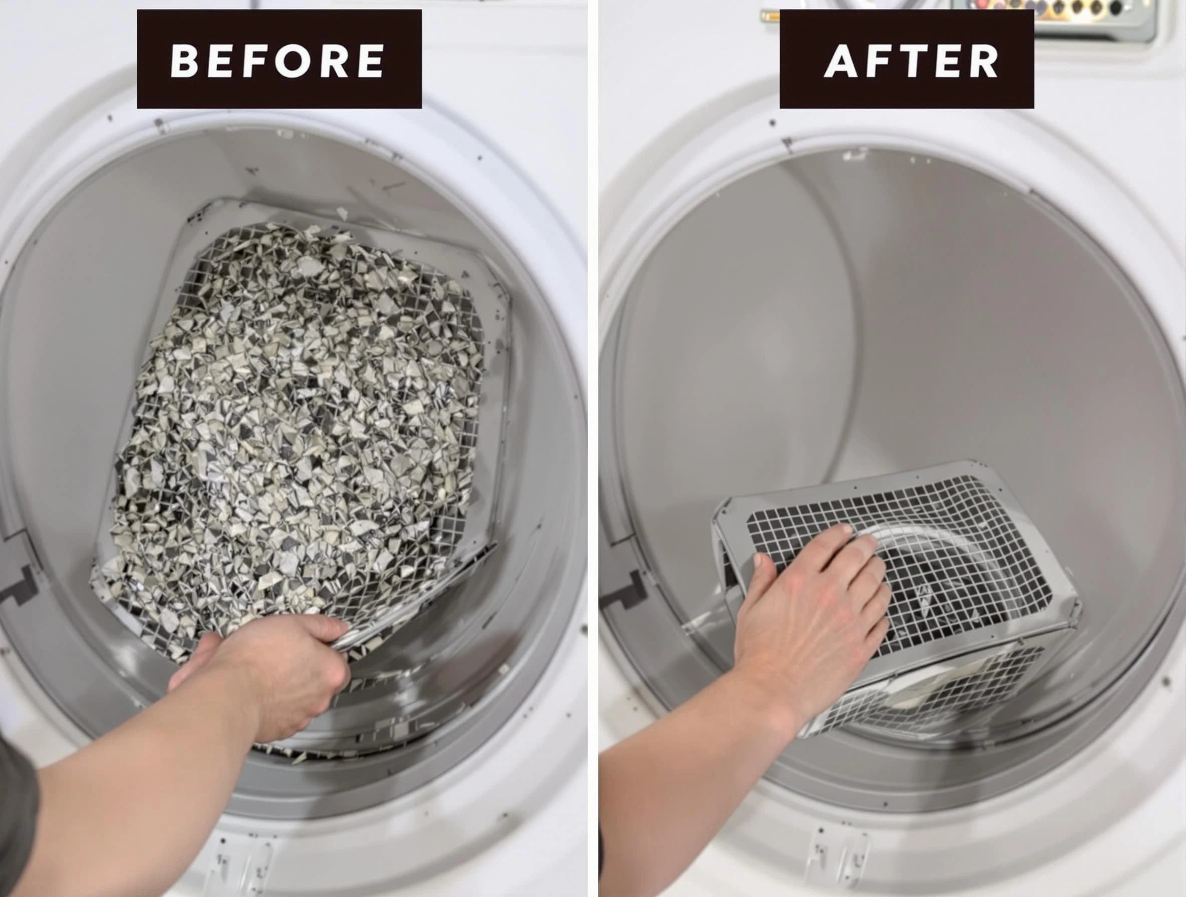 Professional lint trap cleaning by Ambridge Dryer Vent Cleaning in Ambridge