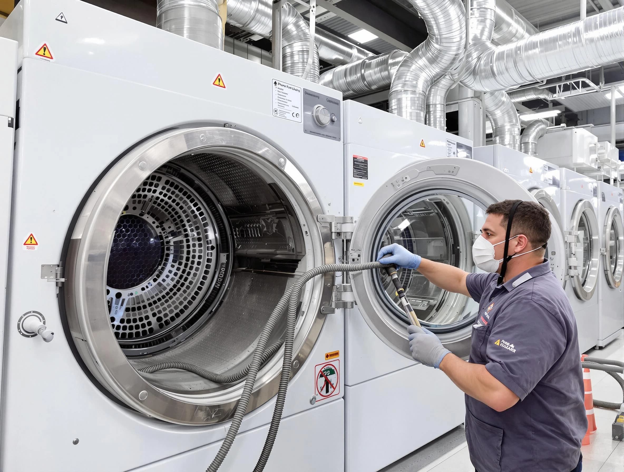 Industrial-grade dryer vent cleaning by Ambridge Dryer Vent Cleaning in Ambridge