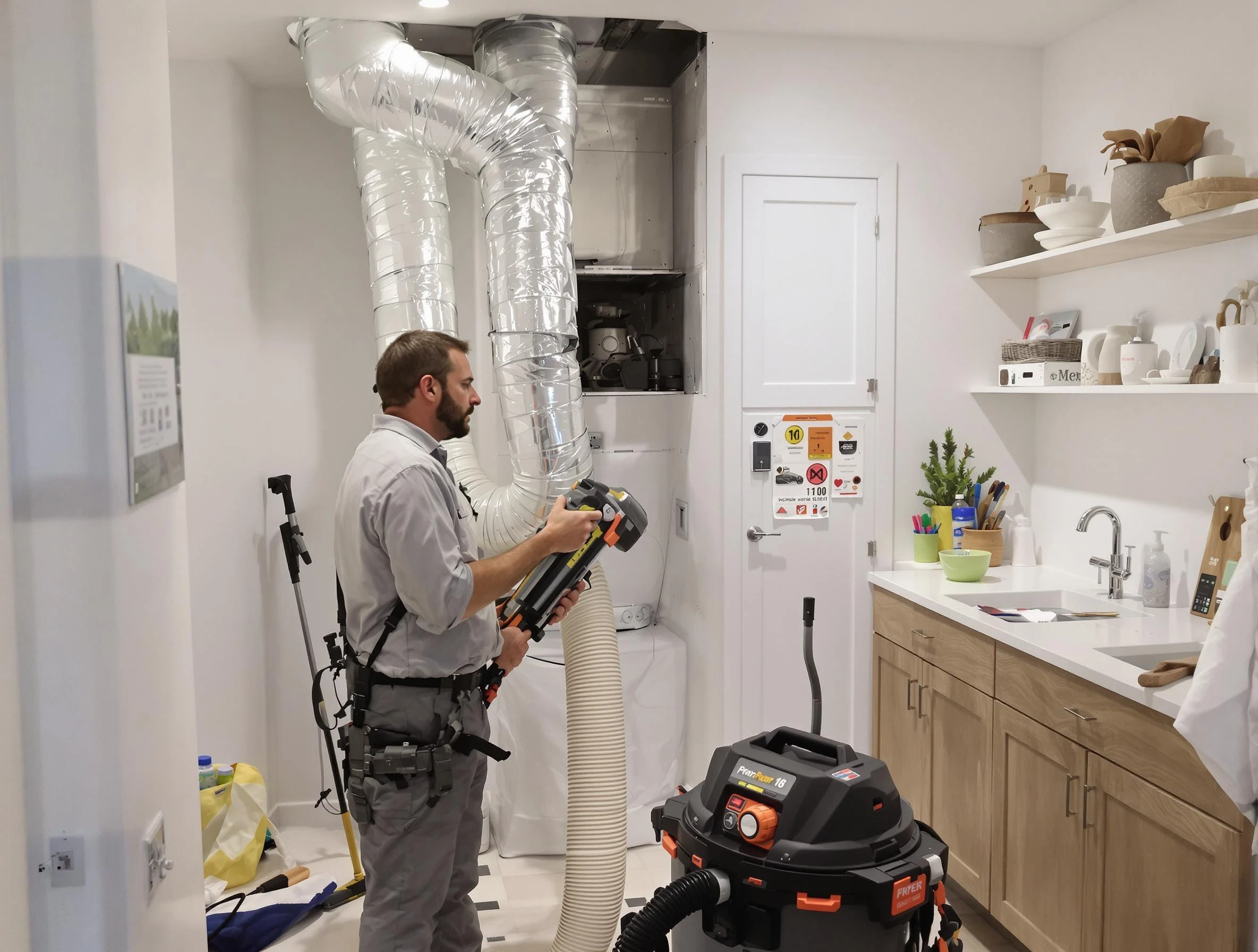 Clogged Dryer Vent Cleaning in Ambridge