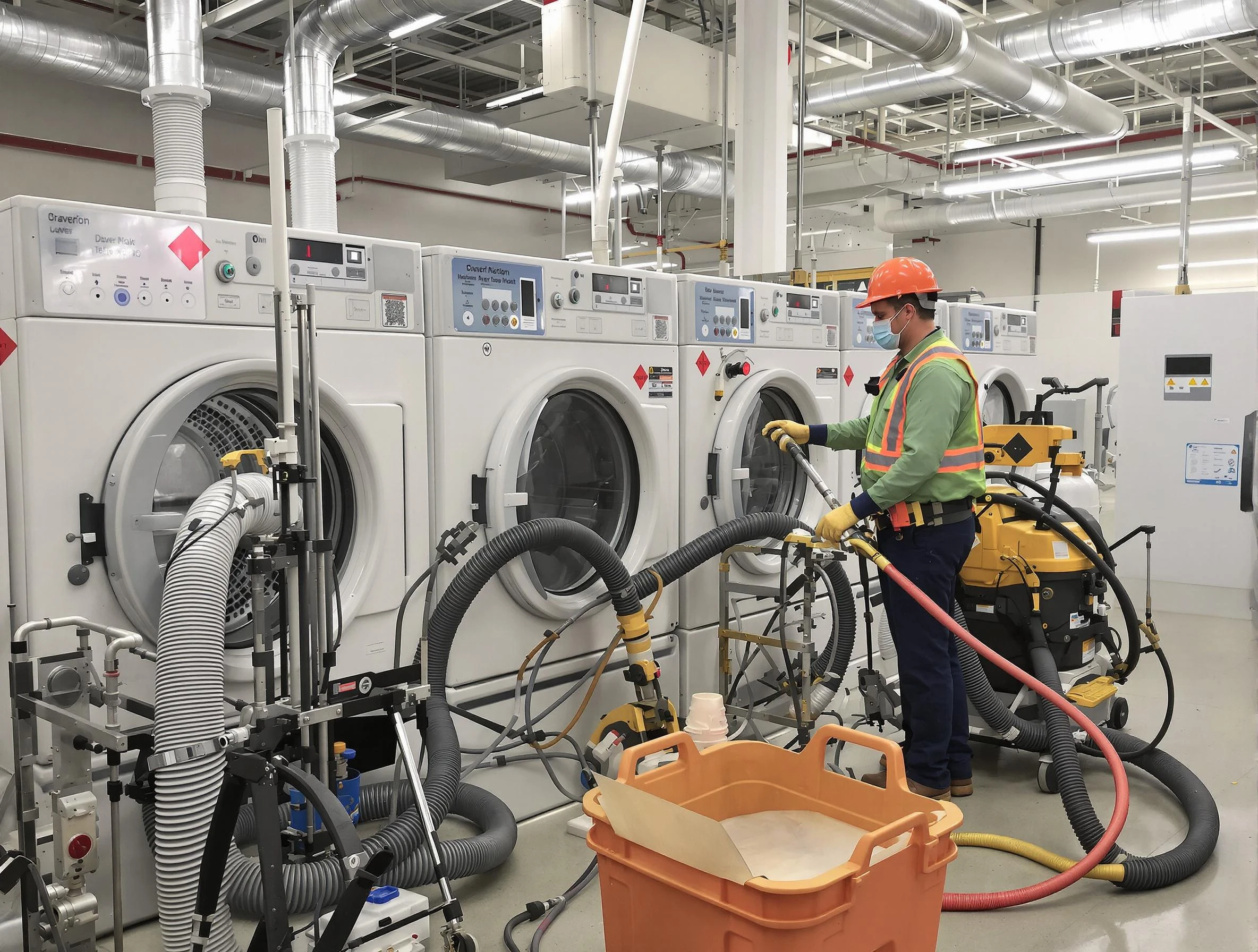 Commercial-grade dryer vent cleaning by Ambridge Dryer Vent Cleaning in Ambridge