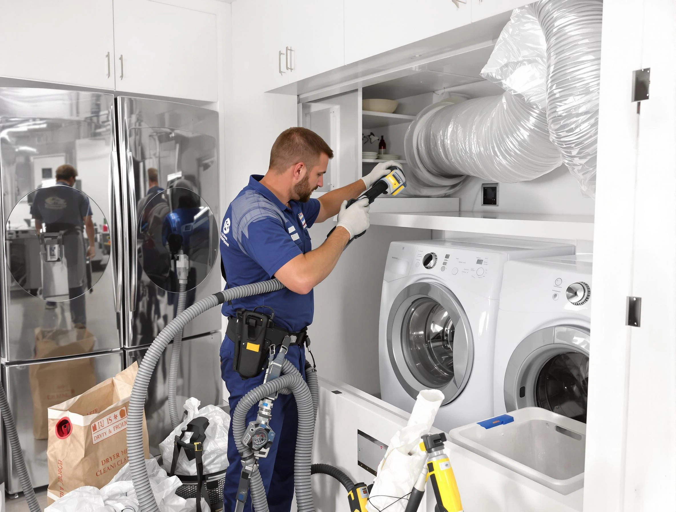 Professional duct cleaning by Ambridge Dryer Vent Cleaning in Ambridge