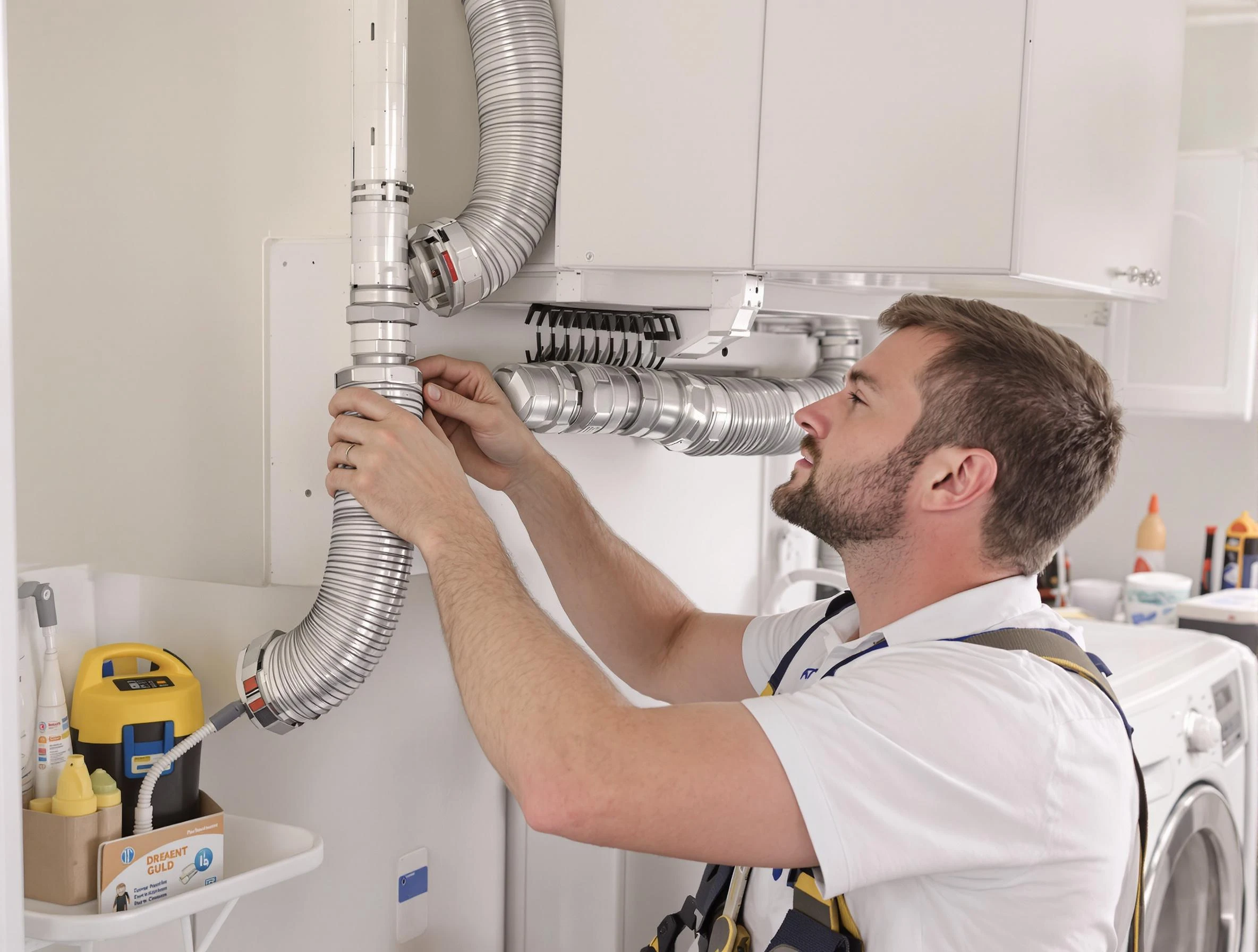 Professional dryer vent repair and installation by Ambridge Dryer Vent Cleaning in Ambridge