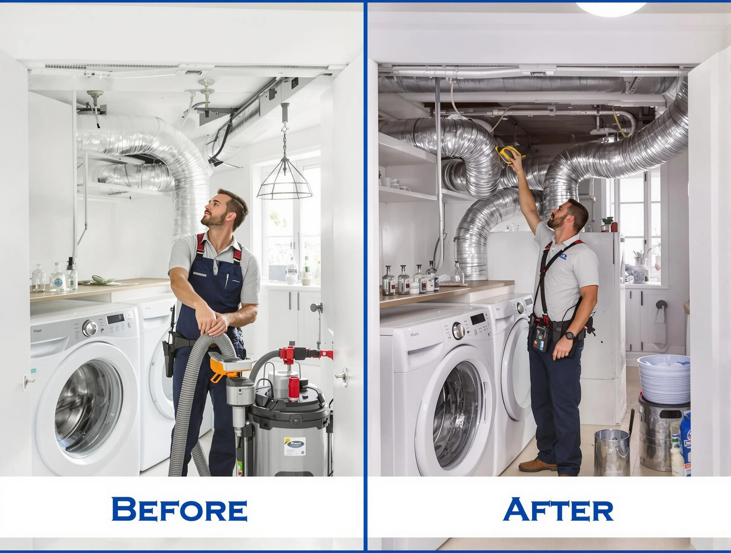 Expert gas dryer vent cleaning by Ambridge Dryer Vent Cleaning in Ambridge