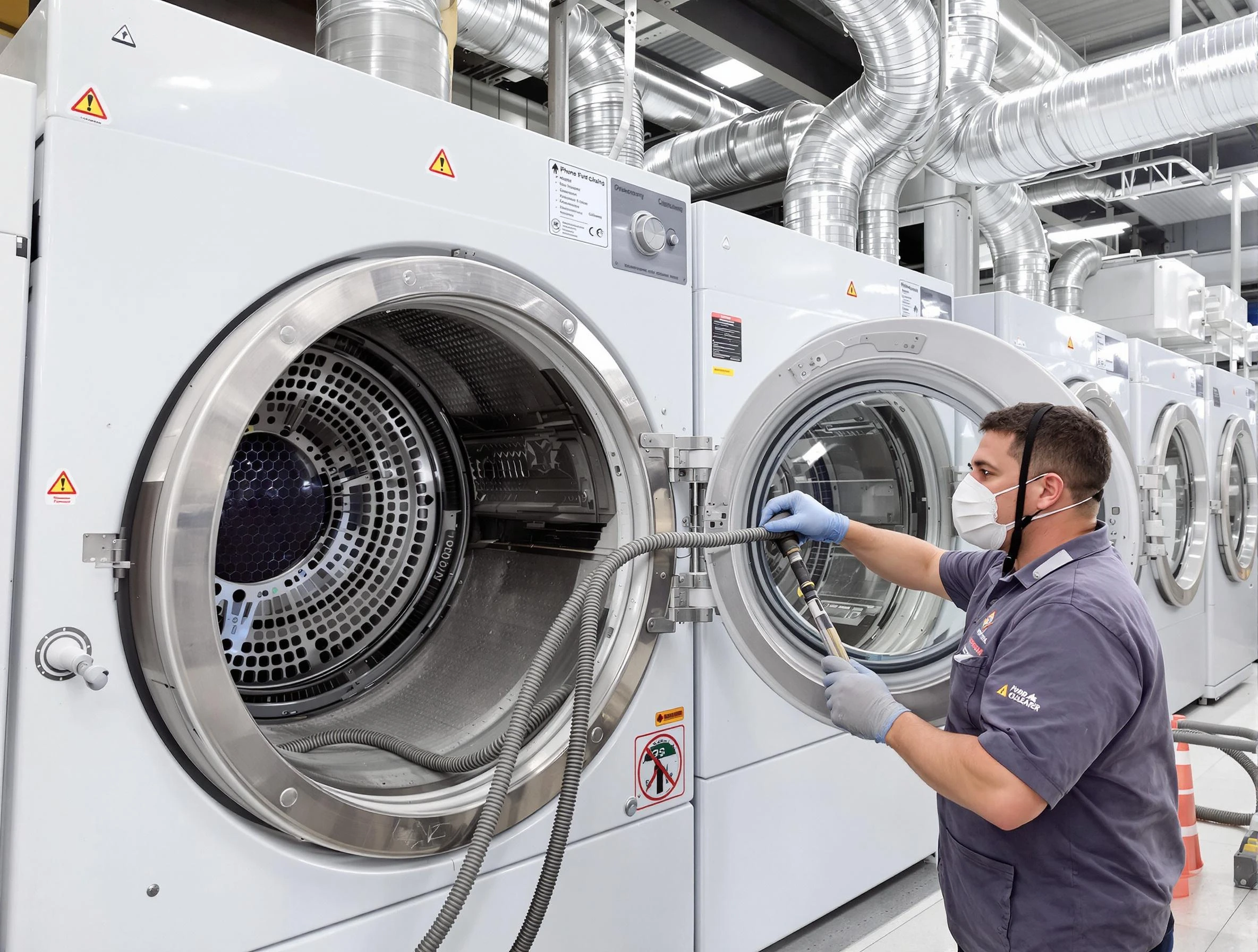 Industrial-grade dryer vent cleaning by Ambridge Dryer Vent Cleaning in Ambridge